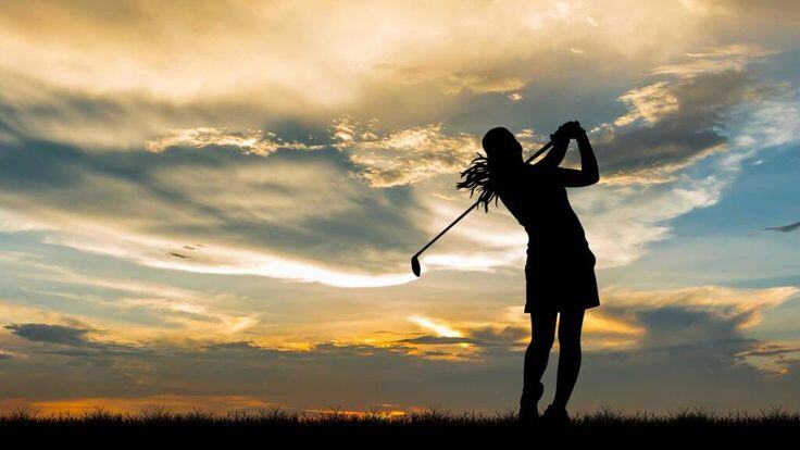 lady golfer